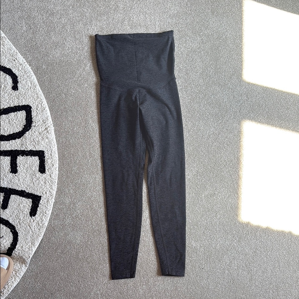 XS Beyond Yoga Black Space Dye Maternity Legging